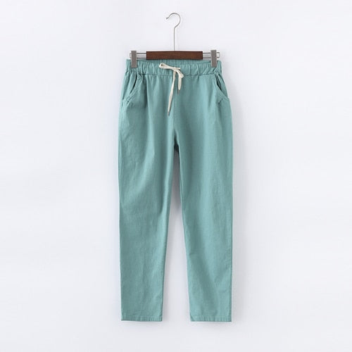 Pantalon Lin et Coton - Femme