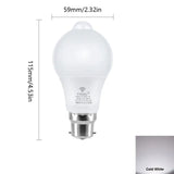 Lot de 4 Ampoules LED Economiques avec Détecteur de Mouvement