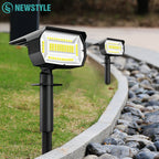 Projecteurs Solaires 72 LED IP65 – 3 Modes Extérieurs