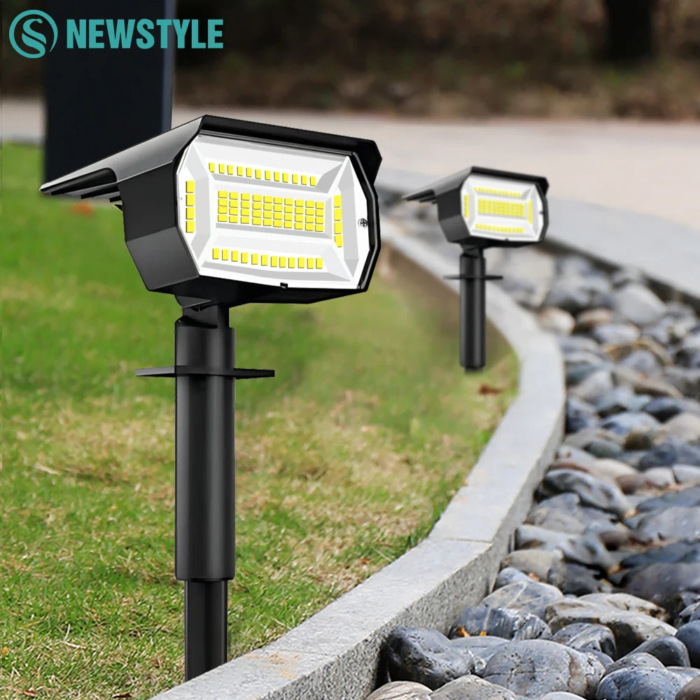 Projecteurs Solaires 72 LED IP65 – 3 Modes Extérieurs