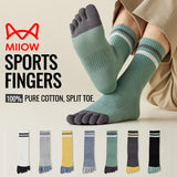 5 paires de Chaussettes Longues à 5 Doigts – Anti-Odeur & Anti-Frottement