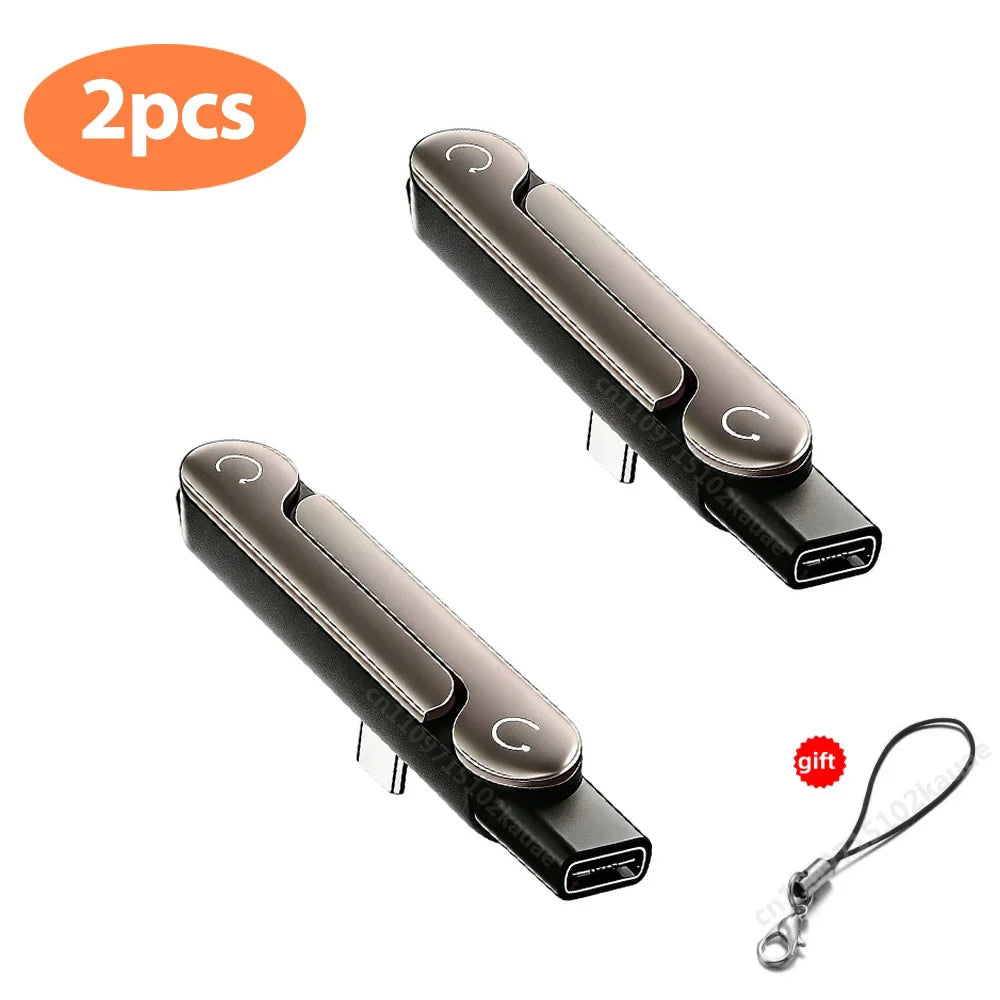 Pack 2 adaptateurs USB-C charge rapide 240W + béquille pliable