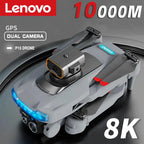 Drone Double caméra HD 8K avec prise de photos et vidéo instantanées - Détecteur d'obstacles
