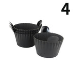 4x Moules en Silicone Antiadhésif pour Air Fryer