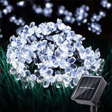 Guirlande Lumineuse Solaire Florale pour Jardin
