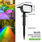 Projecteurs Solaires 72 LED IP65 – 3 Modes Extérieurs