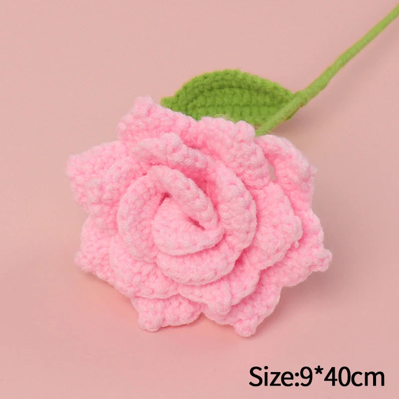 Fleur en Crochet Fait Main - Plaisir d'Offrir