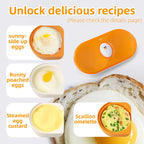 Eggy - Double Cuiseur à Oeuf au Plat au Micro-Ondes