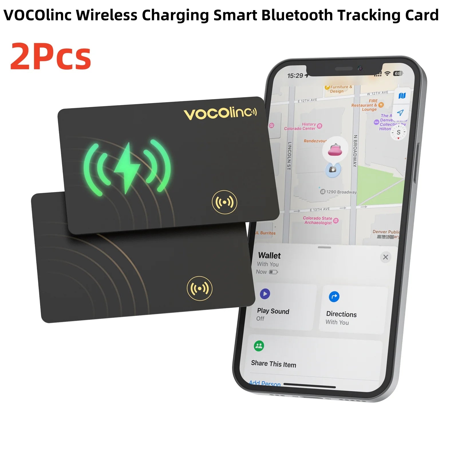 Carte Tracker GPS Rechargeable
