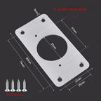 Kit de Réparation de Charnières d'Armoires en Acier Inox - 4PCS + VIS OFFERTES
