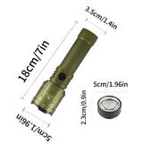 Lampe Torche Puissante Étanche Zoom 3000LM