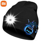 Bonnet 3 en 1 avec éclairage LED et Système audio intégrés