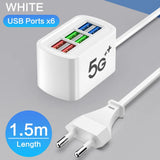 Multiprise USB Haute Vitesse 6 Appareils