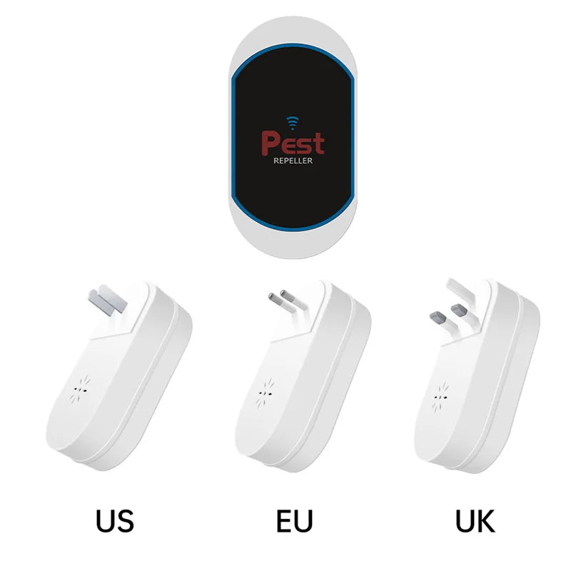 PEST REPELLENT - Répulsif d'Insectes Domestique Électronique à Ultrasons
