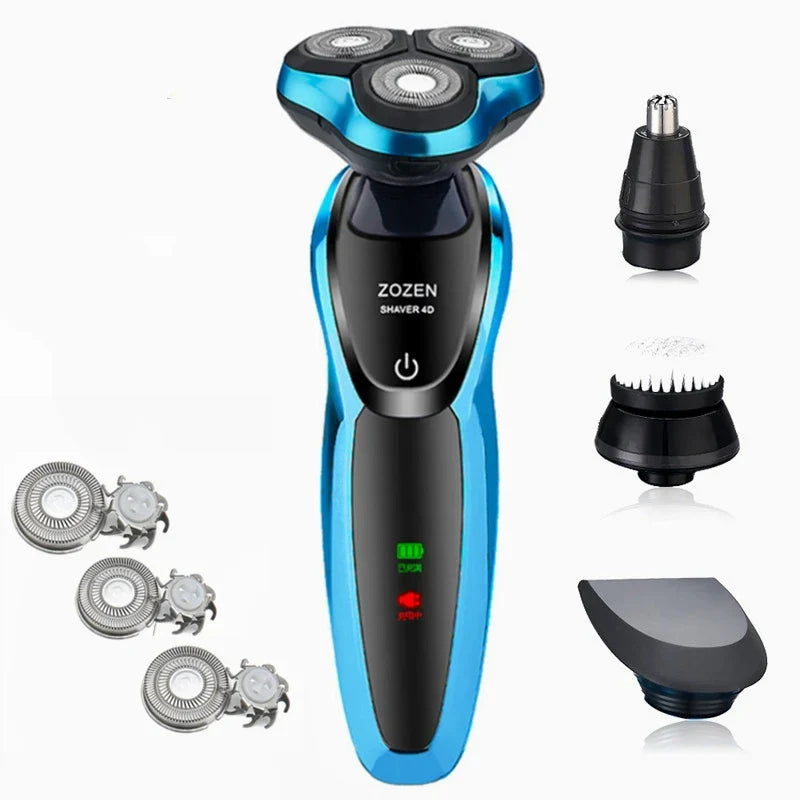 Tondeuse Électrique Visage, Cheveux & Corps Rasage à Sec ou Humide