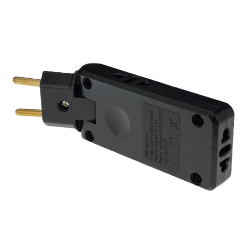 Mini Multiprise Plate Pliable 4 en 1 — Rotation 180°, Adaptateur Universel