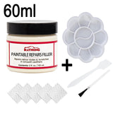 Pâte de Remplissage de Réparation Cuir - Kit Complet