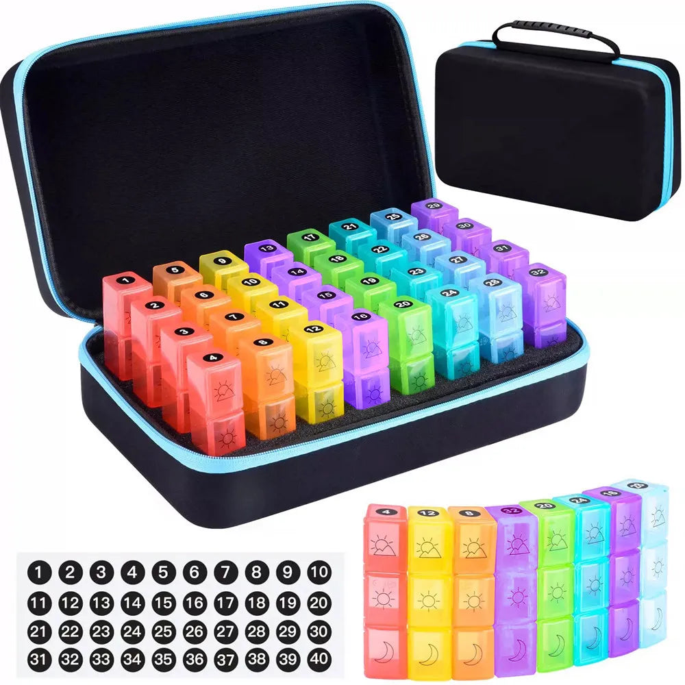 Coffret Pilulier 32 Jour - Matin/ Midi/ Soir