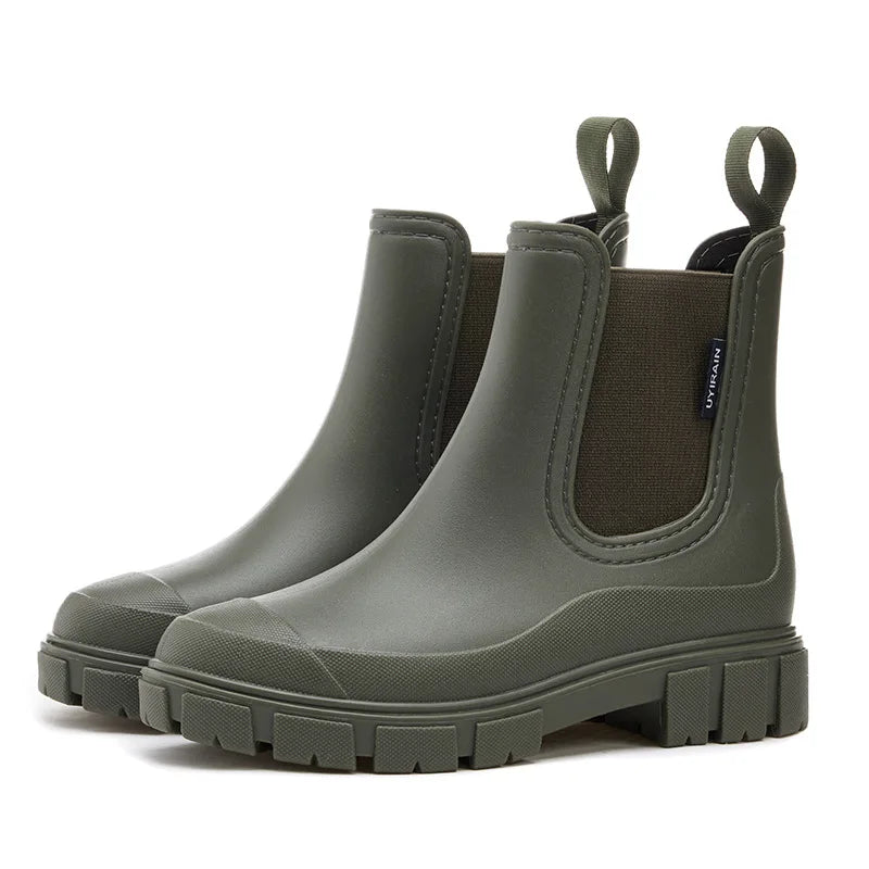 Bottes mi-hautes imperméables pour femmes