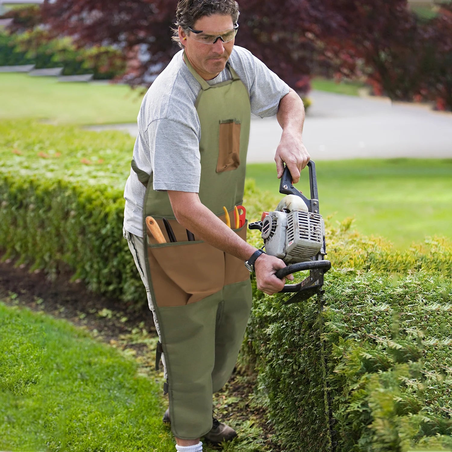 Tablier de Jardinage Protection des Jambes & Multi-poches