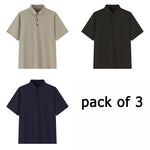 Lot de 3 Polos Manches Courtes - Grandes Tailles