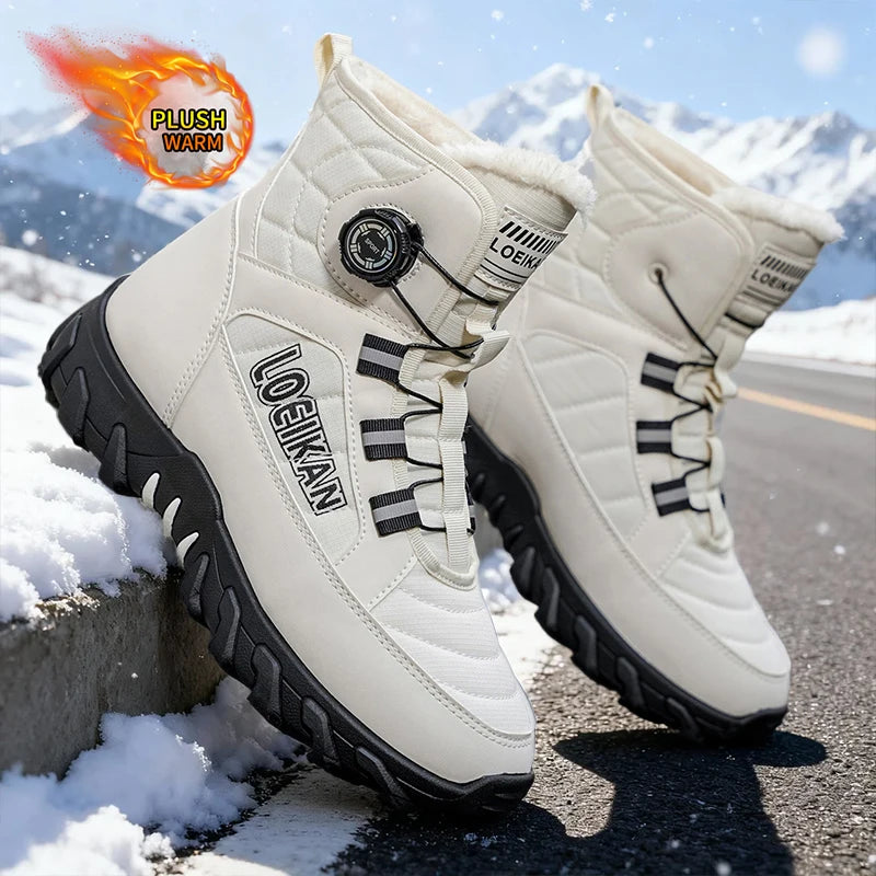Bottes de Neige Mi-Mollet Imperméables & Doublure Chaude