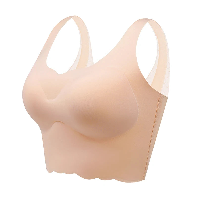Brassière Sans Couture Sans Armatures Femme – Soutien-Gorge Invisible, Respirant et Confort Push-Up du S au 6XL