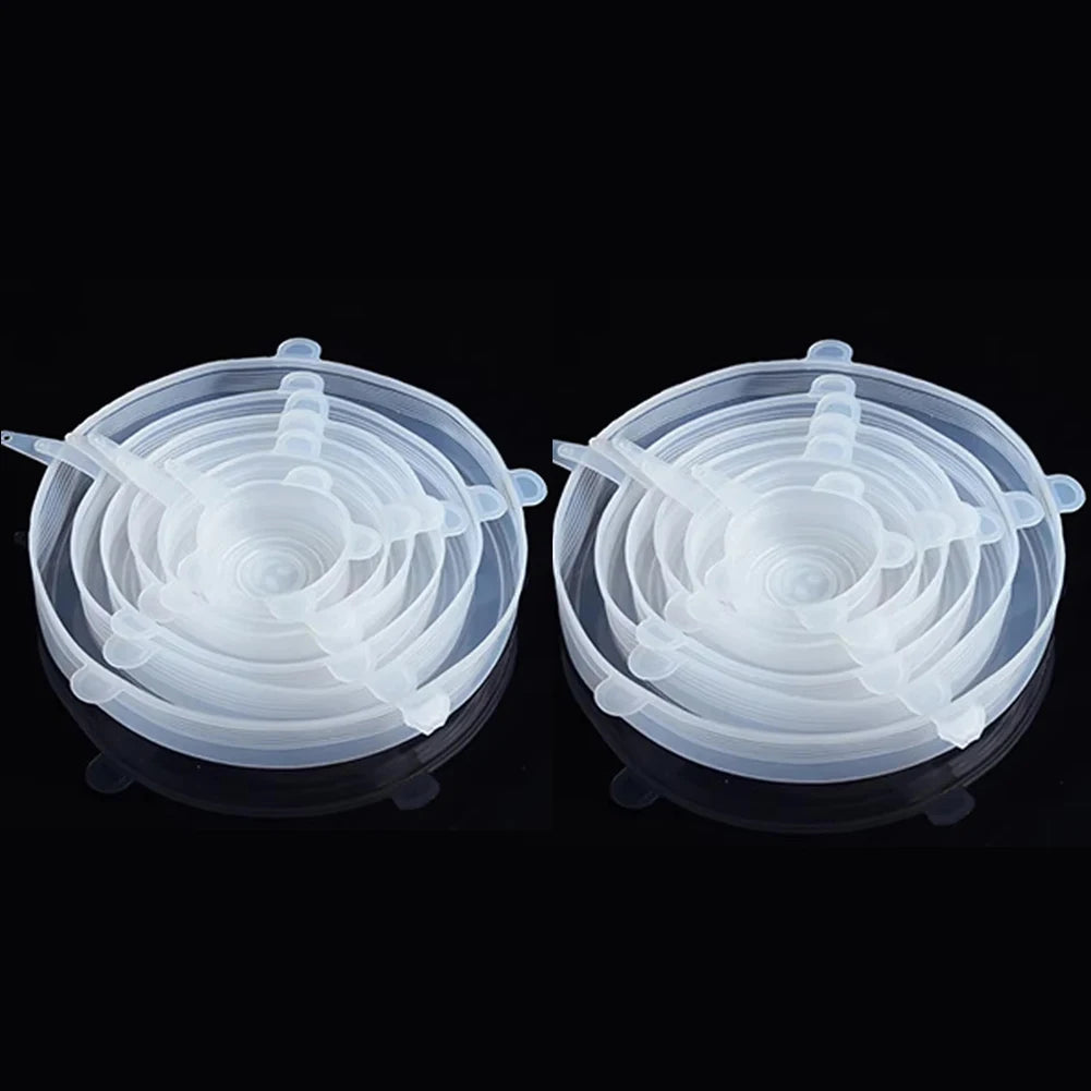 12 Couvercles Élastiques Universels pour Bols & Récipients