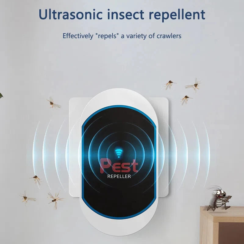 Répulsif Ultrasonique Anti-Nuisibles – Format Prise pour Usage Domestique