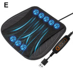 Coussin de Siège de Voiture Refroidissant USB