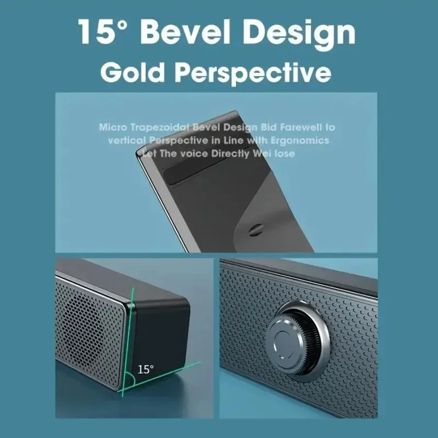 Barre de Son Bluetooth & USB Filaire/Sans Fil — Surround Home Cinéma