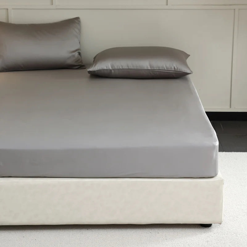 Drap Housse Luxueuse en Soie de Mûrier - 14 Tailles