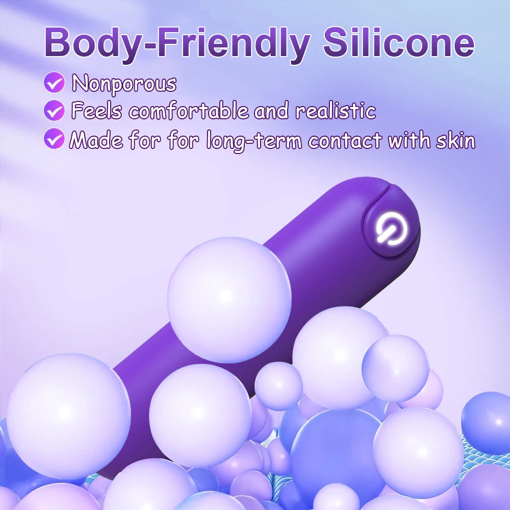 PULSE – Mini Vibromasseur 10 Modes de Vibration pour Clitoris et Tétons - Stimulateur Intime Compact pour Femme
