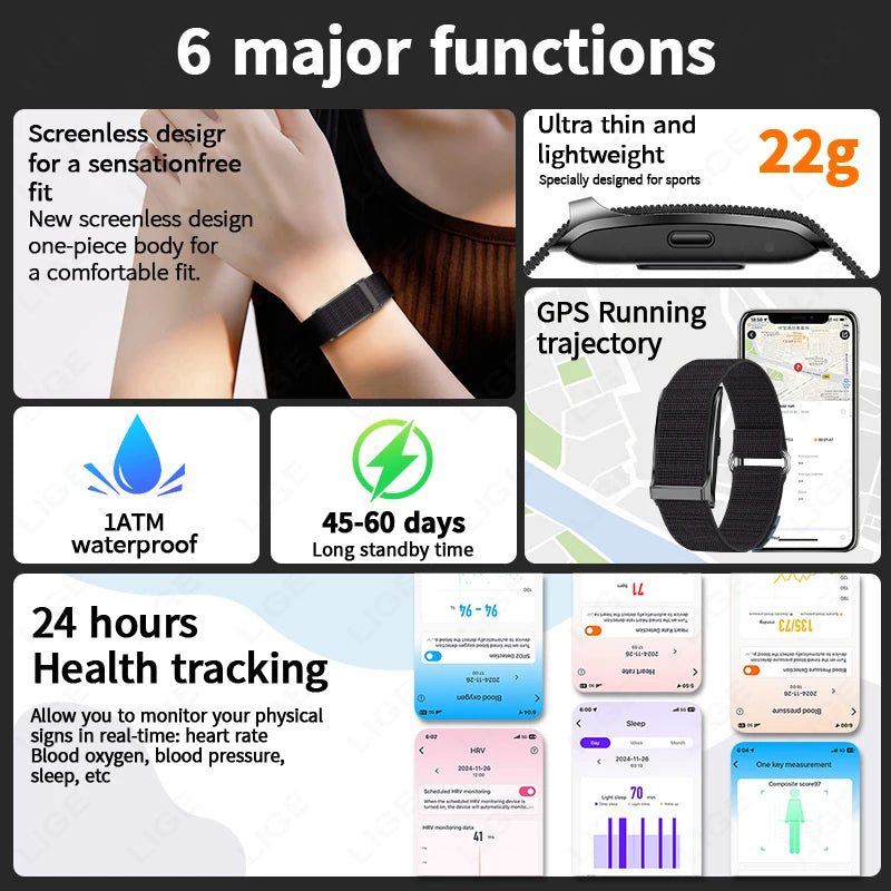 Bracelet Connecté Sans Écran pour votre Bien-être
