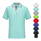 Polo homme décontracté respirant à col revers