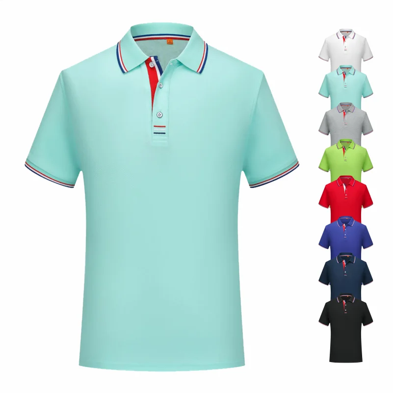 Polo homme décontracté respirant à col revers