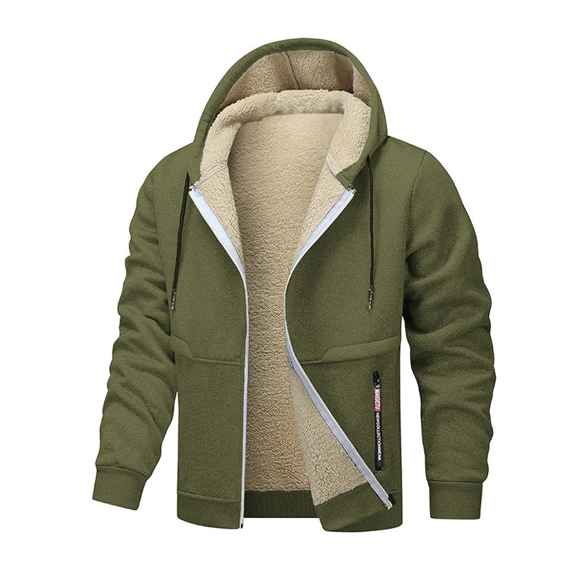 Gilet Décontracté à Capuche & Doublure Polaire - Homme