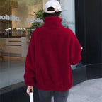 Veste Décontractée en Fausse Fourrure pour Femme