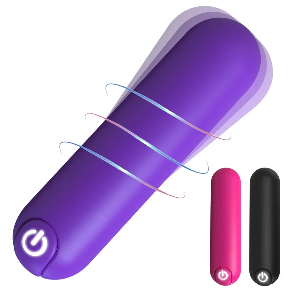 PULSE – Mini Vibromasseur 10 Modes de Vibration pour Clitoris et Tétons - Stimulateur Intime Compact pour Femme