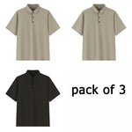 Lot de 3 Polos Manches Courtes - Grandes Tailles