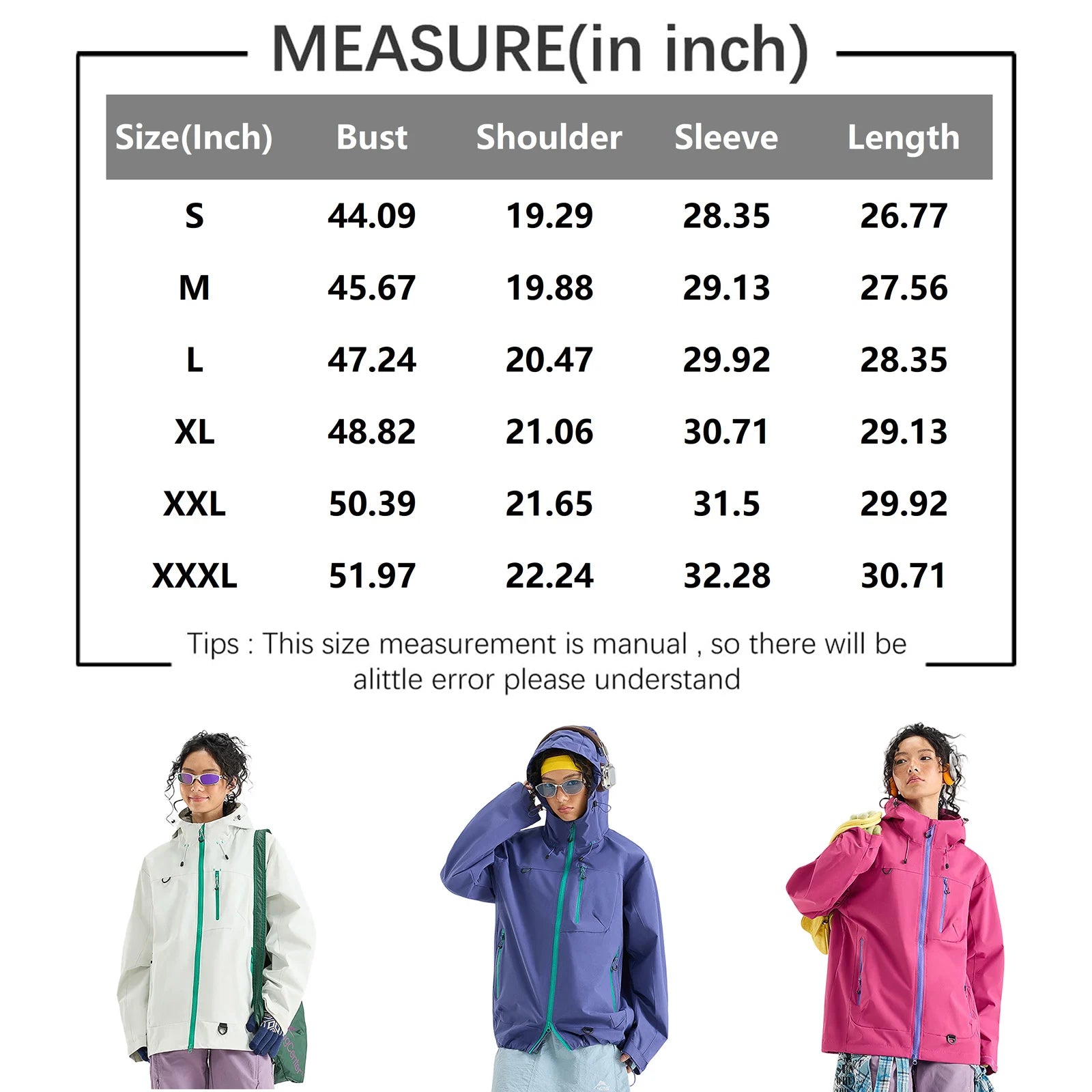 Veste de Randonnée Coupe-Vent Bicolore - Femme
