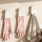 Crochets Pince Gants & Torchons Auto-Adhésifs — Lot de 4, Sans Perçage, Cuisine & Salle de Bain