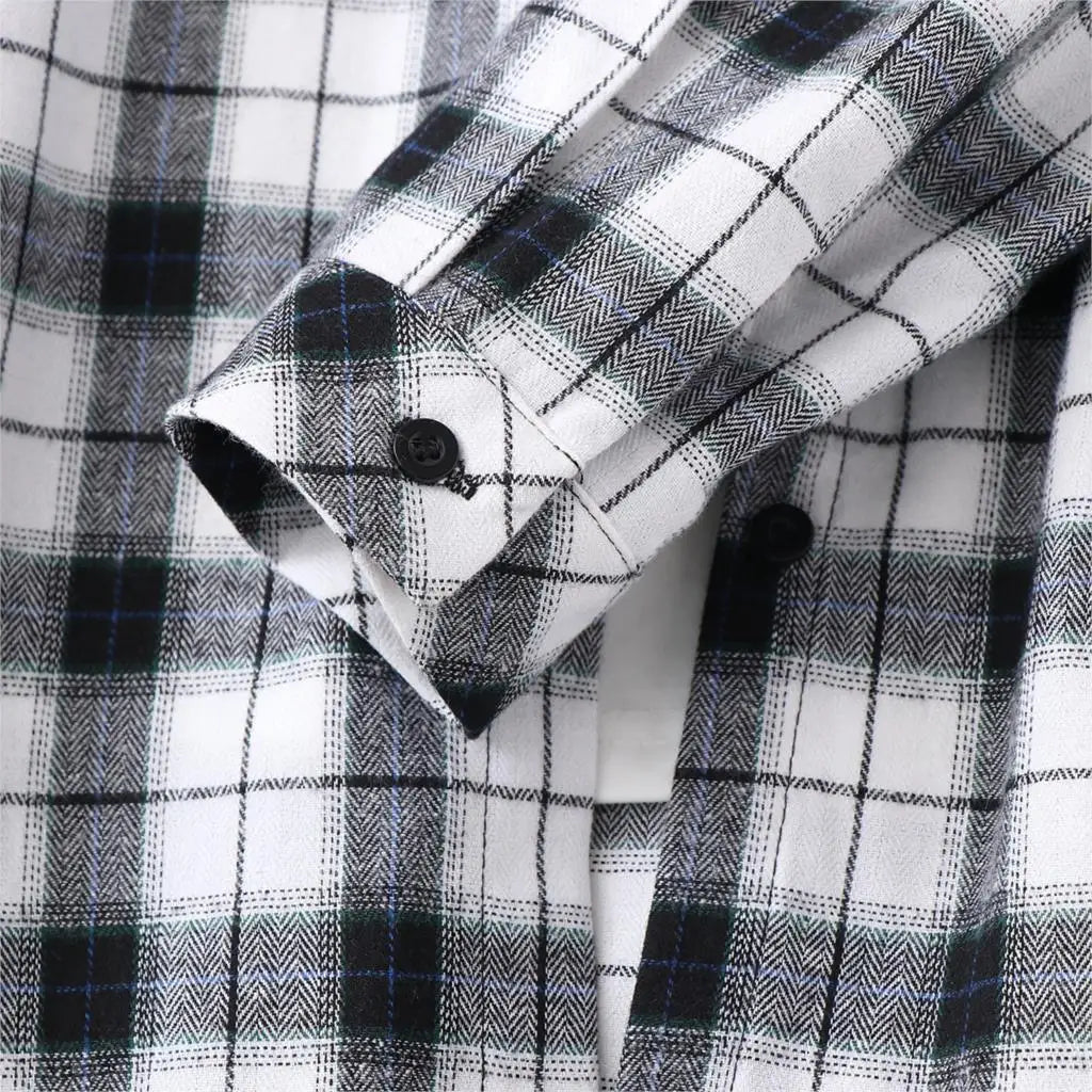 Chemise en Flanelle à Carreaux pour Femme - 15 Couleurs
