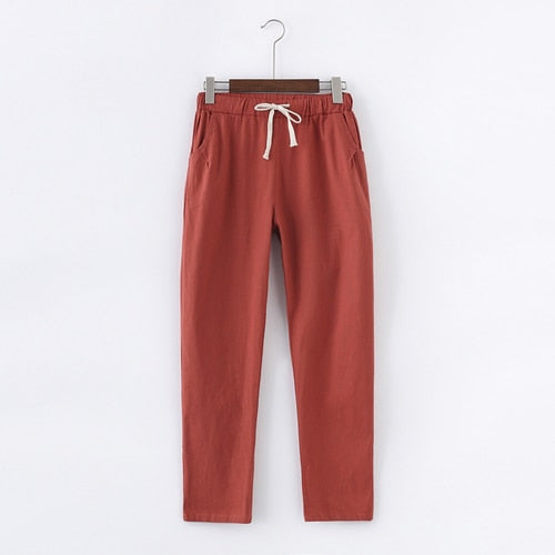 Pantalon Lin et Coton - Femme