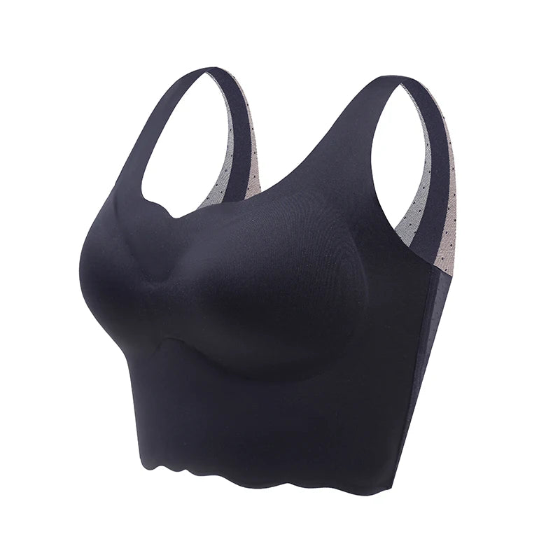 Brassière Sans Couture Sans Armatures Femme – Soutien-Gorge Invisible, Respirant et Confort Push-Up du S au 6XL