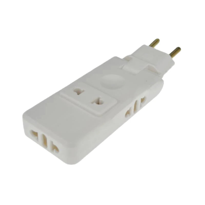 Mini Multiprise Plate Pliable 4 en 1 — Rotation 180°, Adaptateur Universel