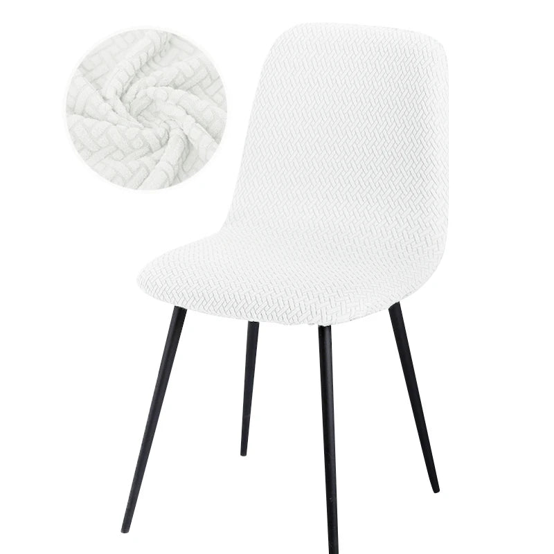 Housse de Chaise en Velours Extensible