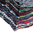 Lot de 4 Boxers Homme en Coton – Sous-Vêtements Amples, Respirants et Confortables à Carreaux