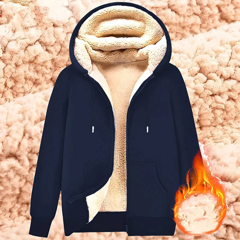 Gilet sweat à capuche - Doublure polaire