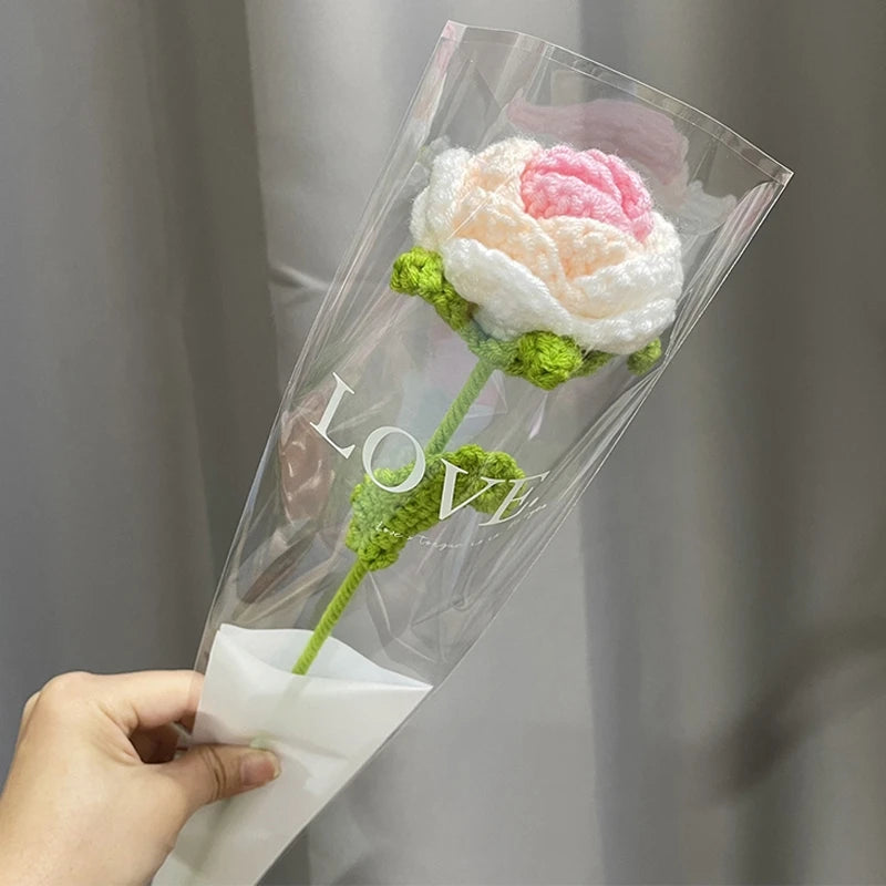 Fleur en Crochet Fait Main - Plaisir d'Offrir